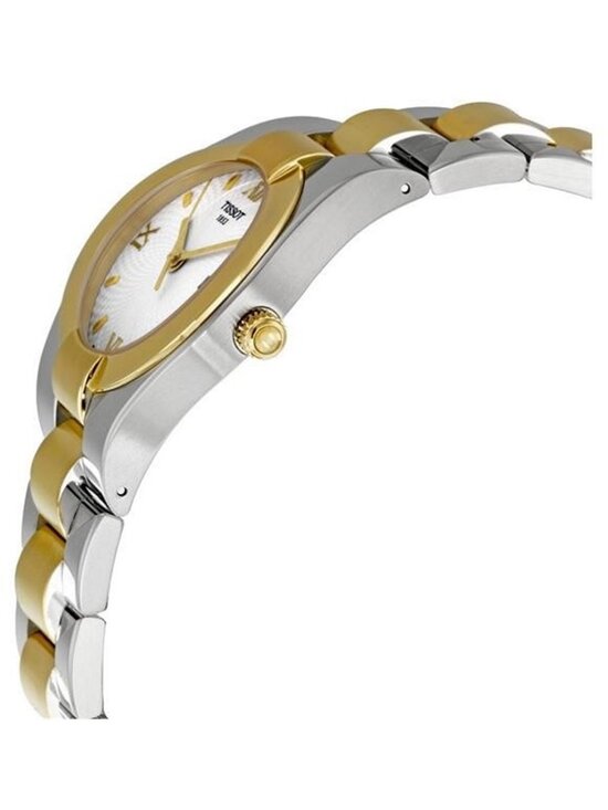 NWT Tissot T-Trend Glam Sport Quartz Silver Dial Ladies Watch